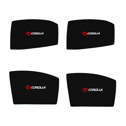 Toyota Corolla Side Shades With Logo - Model 2010-2014