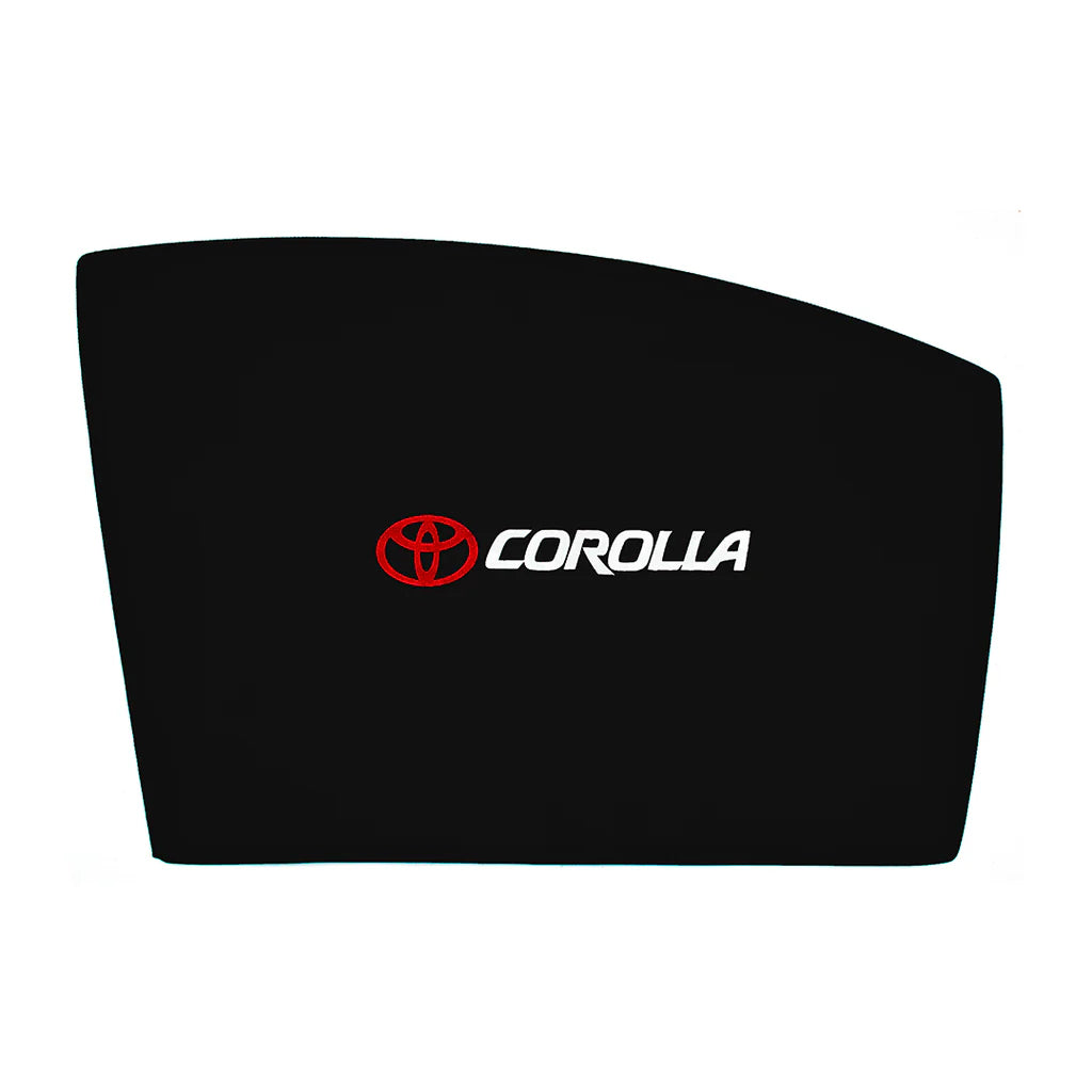 Toyota Corolla Side Shades With Logo - Model 2010-2014