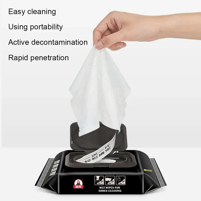 Instant Shoe Cleaning Wipes – Buy 1 Get 1 Free (UAE Imported) – Limited Stock