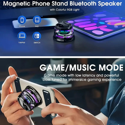 Imported Mini Magnetic Bluetooth Speaker Portable Wireless Stereo with Deep Bass