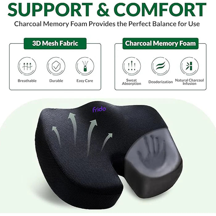 Back & Tailbone Support Cushion